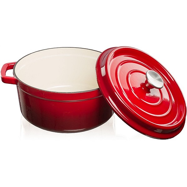 CASSEROLE POT GRAND FEU 4.7L RED