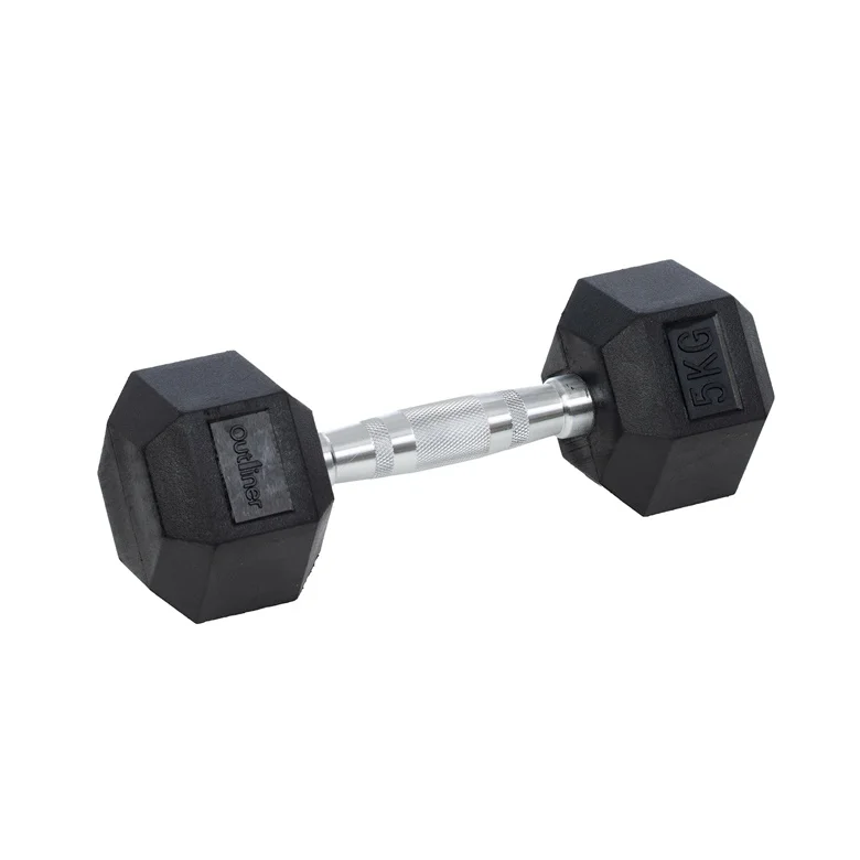 RUBBER HEXDUMBBELL YLDB35 5KG