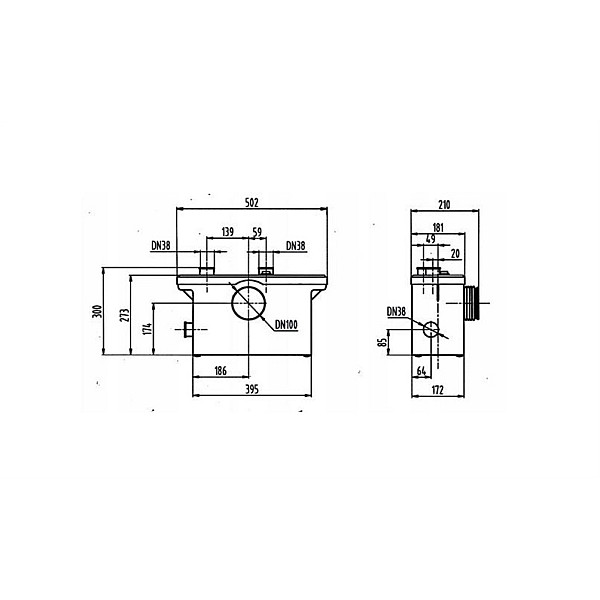 SEWAGE LIFTING STATION AQUASAN PRO 600W