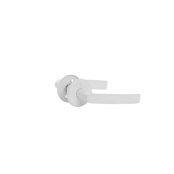 HANDLE ON ROSE 16/006 WHITE ALUMINIUM