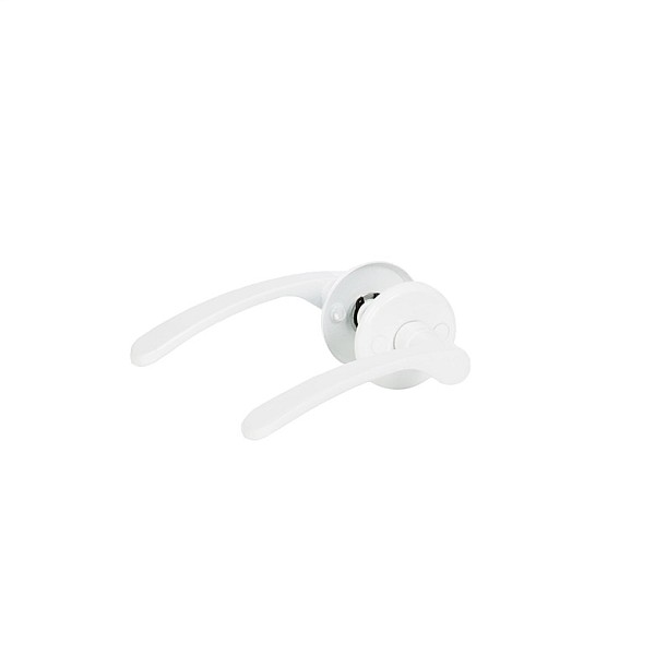 HANDLE ON ROSE 110 WHITE ZAMAK