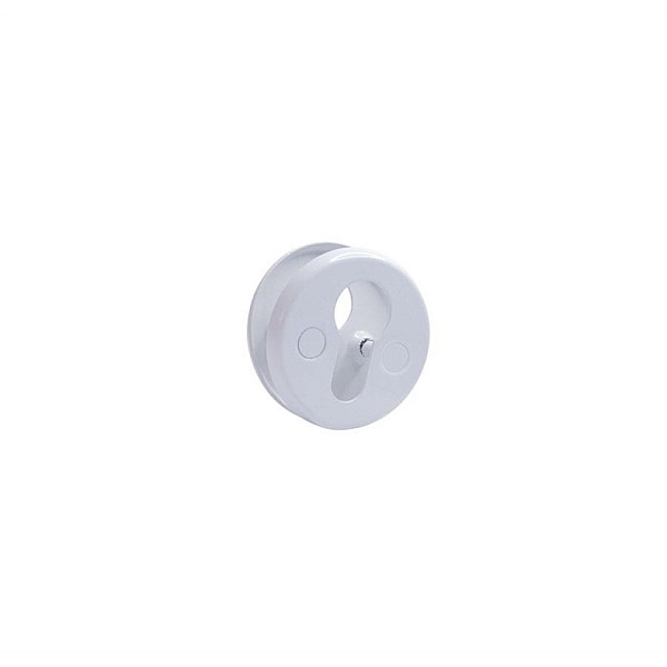 ESCUTCHEON 016PZ STEEL CYLINDER WHITE