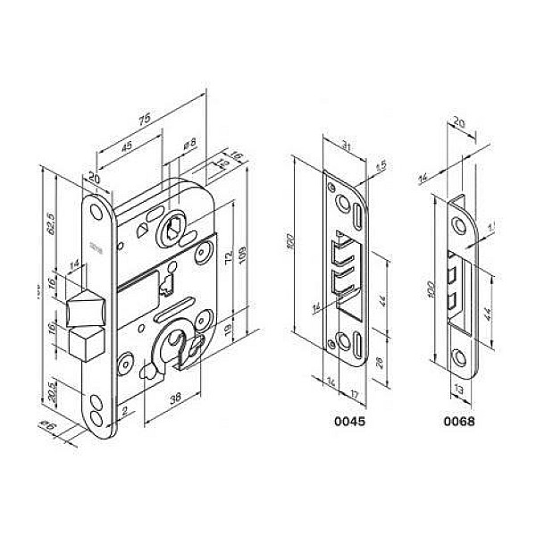 LOCK 2018 STRIKER 0068 Q8 BROWN