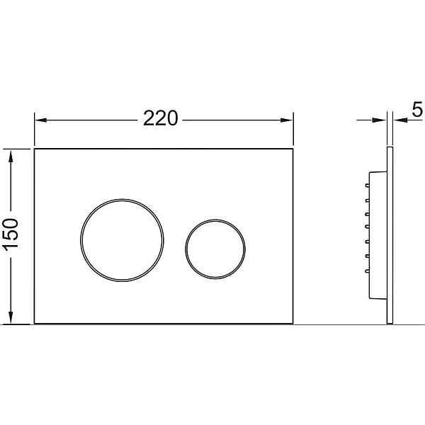 Plokštelė wc nuleid 9240920 Loop balt