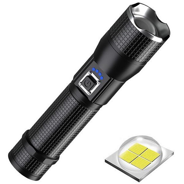 RECHAR LED FLASHL SD-3828 15W 1000LM USB