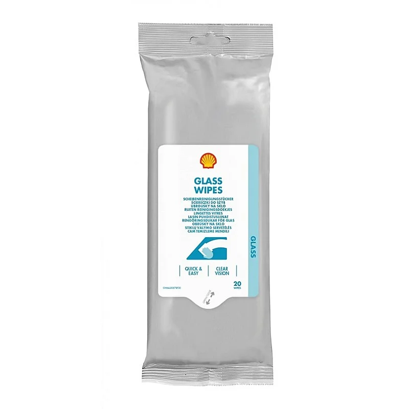 AUTO STIKLA TĪRĪŠANAS SALVETES SHELL