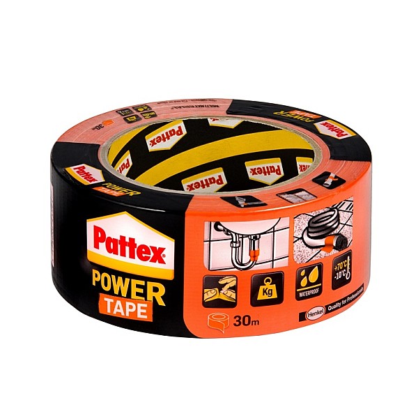 Lipnioji juostelė PATTEX POWER TAPE 1669217. 30 m × 50 mm