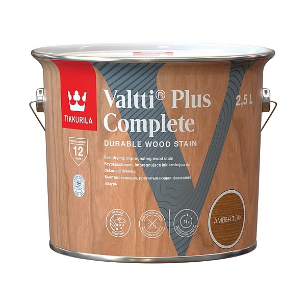 VALTTI PLUS COMPLETE AMBER TEAK 2.5L