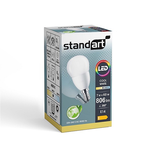 LED BULB P48 7W E14 806LM 4000K MATT (6)