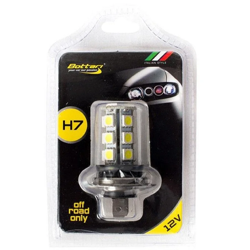 H7 LED BULB 18SMD 5050 WHITE 1 PC