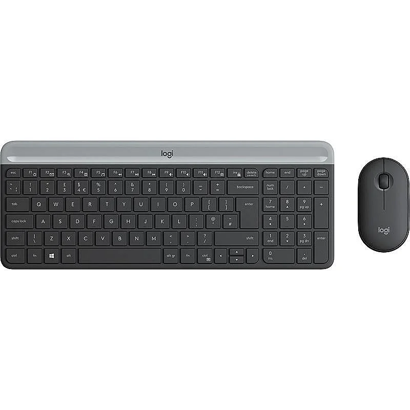 Klaviatūra Logitech MK470 EN. melna. bezvadu Klaviatūra Logitech MK470 EN. melna. bezvadu