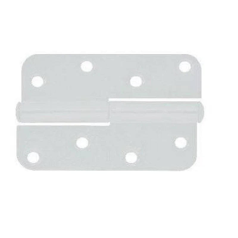 Eņģes durvīm Kurzemes. 11 cm. balta