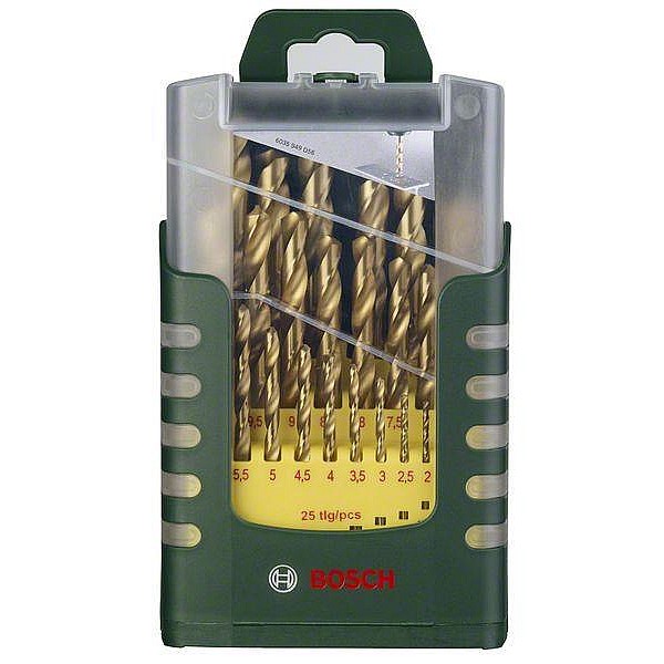 19-PIECE DRILL SET. 1-10MM