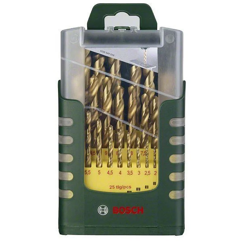19-PIECE DRILL SET. 1-10MM