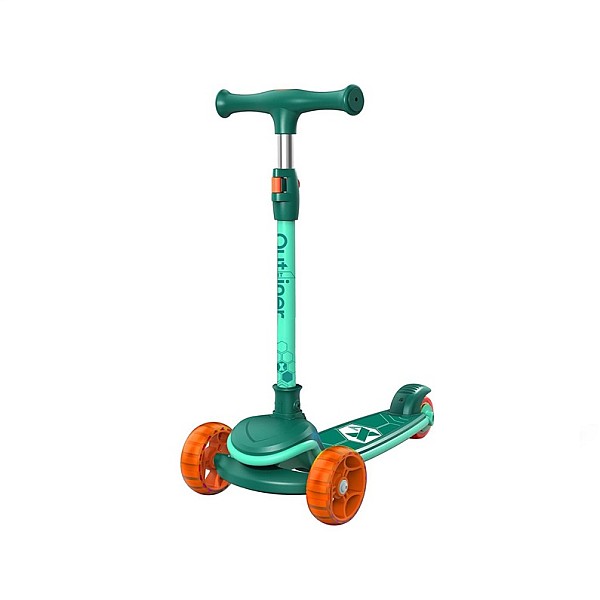 CHILDREN SCOOTER GREEN OUTLINER 091M