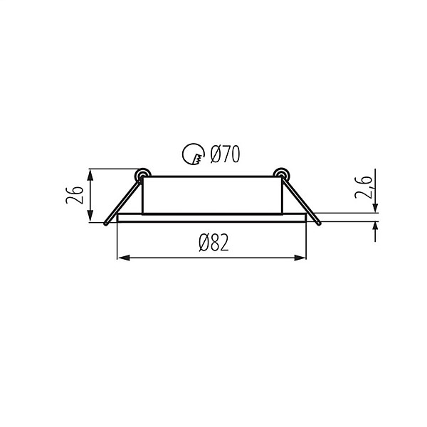 BUILT-IN DALLA CT-DTO50-B GX5.3 22432