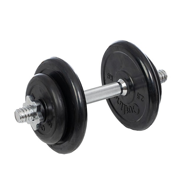 10KG RUBBER DUMBBELL SET