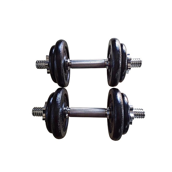 20KG CAST IRON DUMBBELL SET