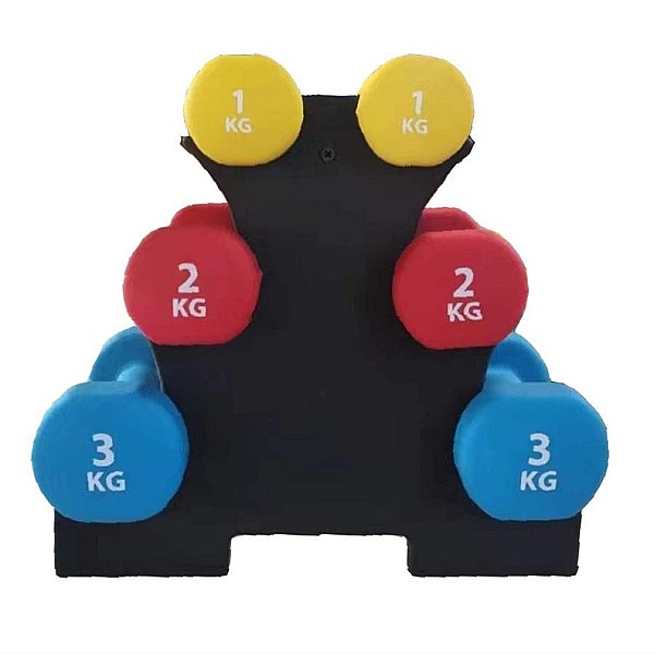 12KG NEOPRENE DUMBBELL WITH RAK