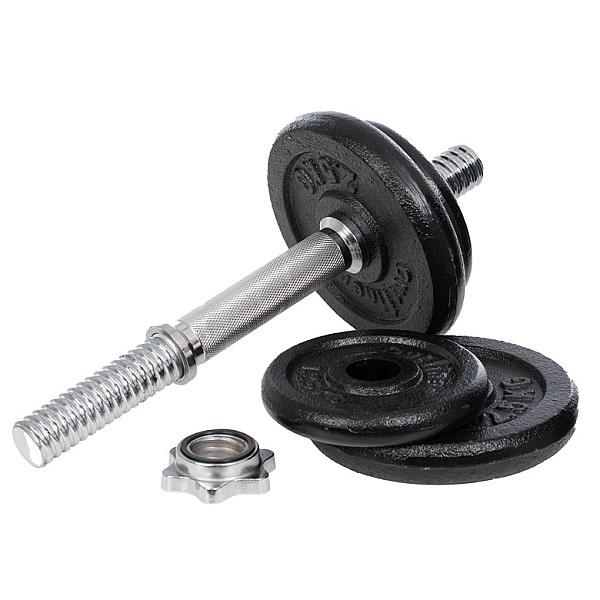 10KG CAST IRON DUMBBELL SET