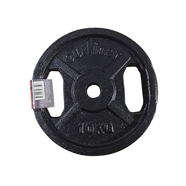 10KG CAST IRON PLATE WITH TWO HAND GRIPS