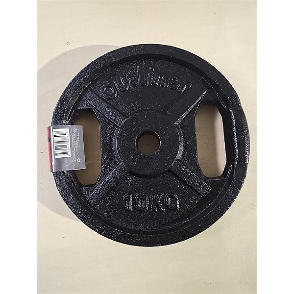 10KG CAST IRON PLATE WITH TWO HAND GRIPS