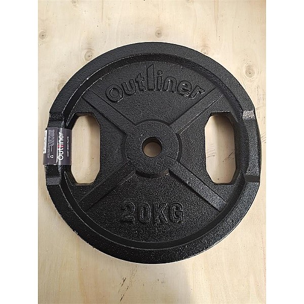 20KG CAST IRON PLATE WITH TWO HAND GRIPS