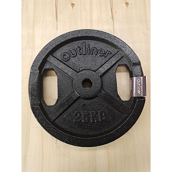 25KG CAST IRON PLATE WITH TWO HAND GRIPS