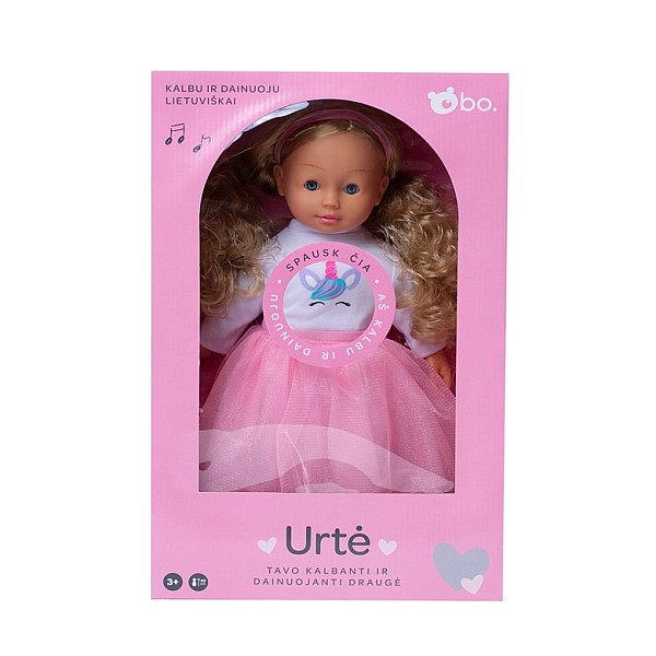 TOY URTĖ DOLL 50 WORDS LT BD1225LT