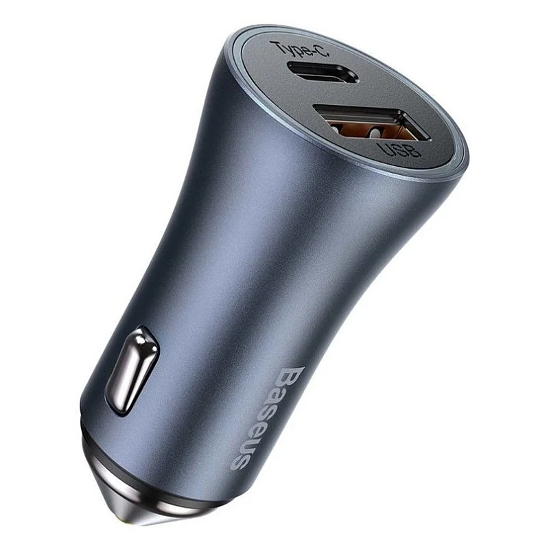 AUTOMAŠĪNAS LĀDĒTĀJS USB + USB-C 40W GR AUTOMAŠĪNAS LĀDĒTĀJS USB + USB-C 40W GR