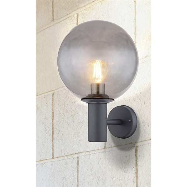 Lampa Domoletti Smoky DH01.071. 15W. E27. IP44. antracīta