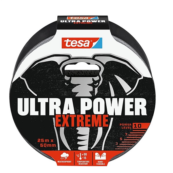 Lipnioji juostelė TESA ULTRA POWER EXTRA 56623. 25 m × 50 mm