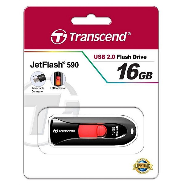 Atmintukas TRANSCEND JETFLASH 590. 16 GB