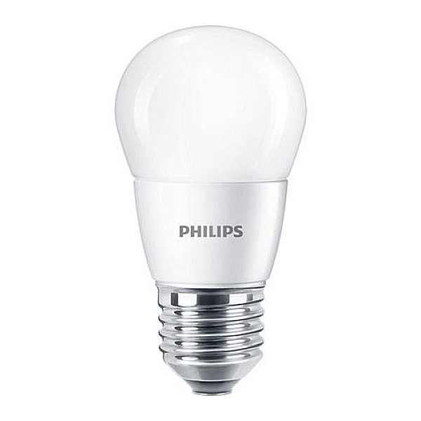 LED lemputė PHILIPS. P48. E27. 7 W. 806 lm. 2700 K