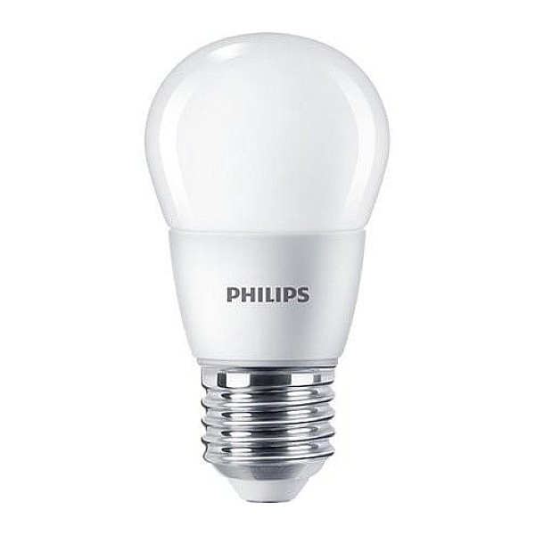 LED lemputė PHILIPS. P48. E27. 7 W. 806 lm. 4000 K