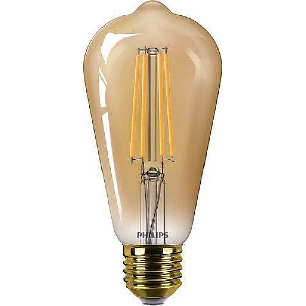 LED CLASSIC 50W ST64 E27 GOLD D 1PF/4