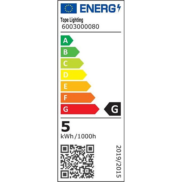 Lampa padziļinājums Tope Split. 5W. 3000°K. LED. melna