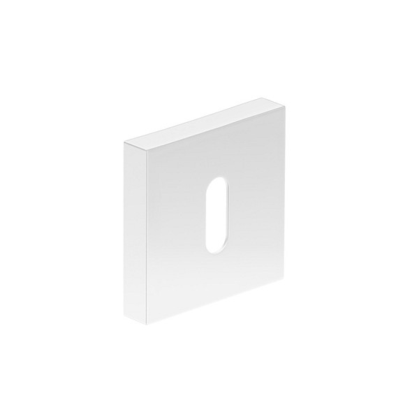 DOOR KEYHOLE SQUARE WHITE QUBIK