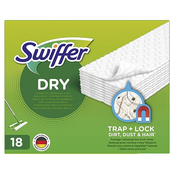 SWEEPER REFILLS SWIFFER DRY 18PCS