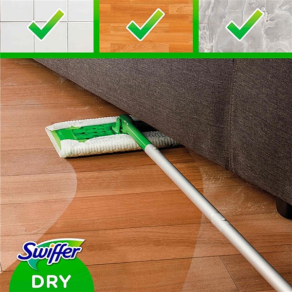 Swiffer Sweeper Sausos Grindų Šluostės. 36 vnt