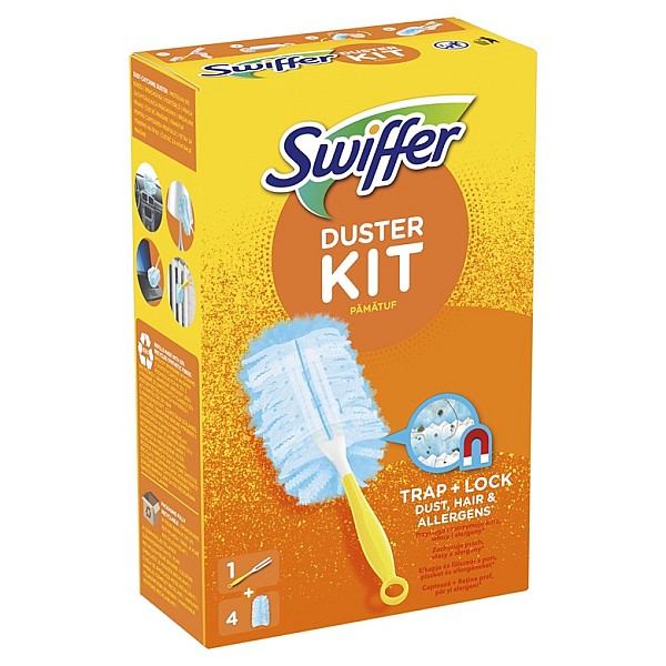 PUTEKĻU TĪRĪŠ.KOMPL.SWIFFER AR 4 LUPATĀM