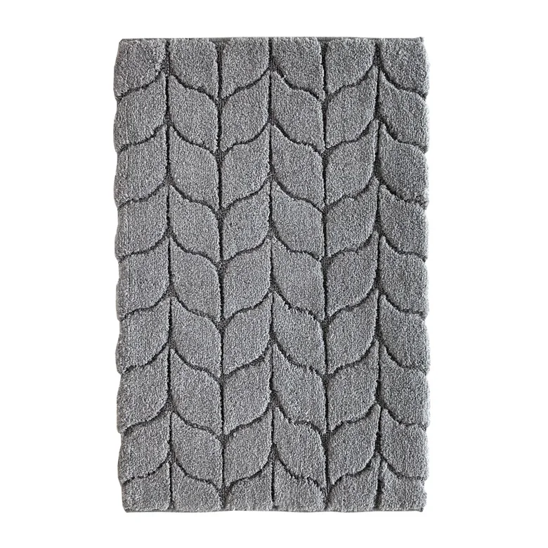 TRECCIA 40X60 BATH RUG GREY 3FTAA443588
