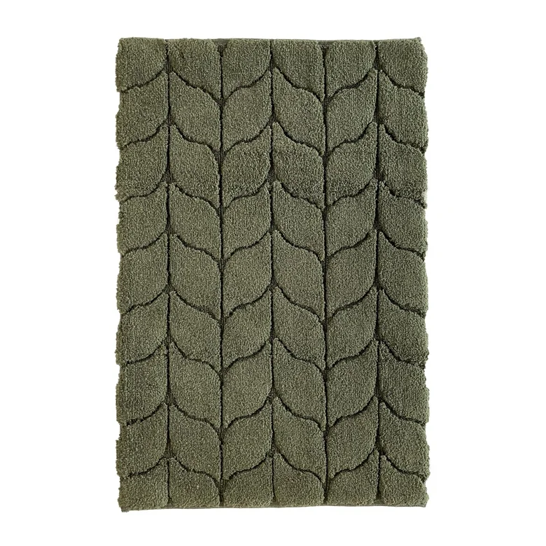 TRECCIA 40X60 BATH RUG OLIVE 3FTAA443515