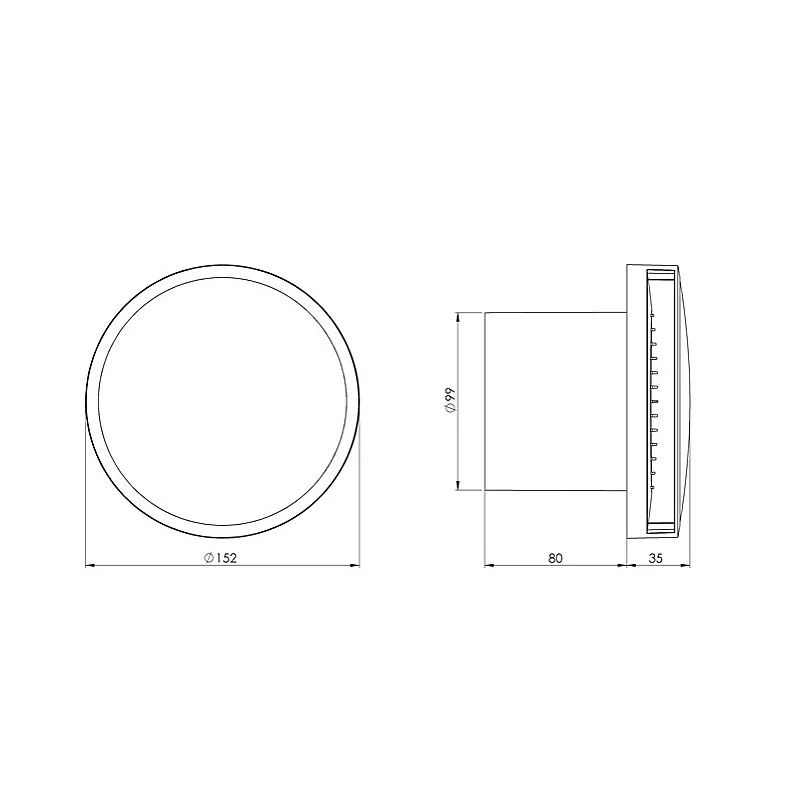 VENTIL. E-EXTRA D100MM AR VĀKU ANTRACĪTS VENTIL. E-EXTRA D100MM AR VĀKU ANTRACĪTS