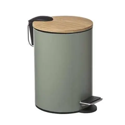 DUSTBIN 3L SOFTCL BAM KHAKI