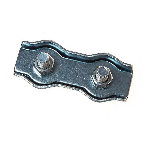 PLANE DOUBLE ROPE CLIP 8 MM 1DD