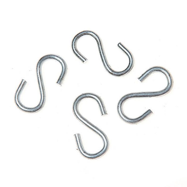 S SHAPE STAINLESS STEEL HOOKS 3 MM 4