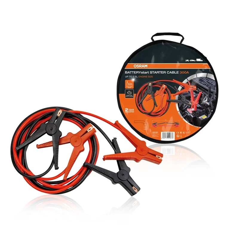 Aizdedzes kabeļi Osram 300 A