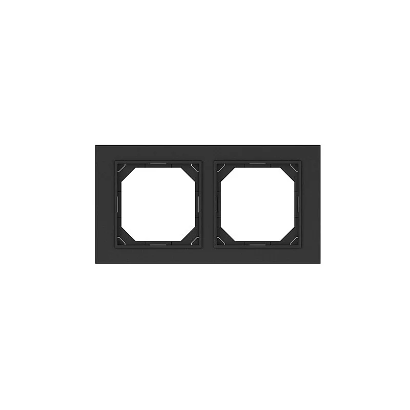 Dvivietis rėmelis VILMA QR1000. matinės juodos spalvos Dvivietis rėmelis VILMA QR1000. matinės juodos spalvos