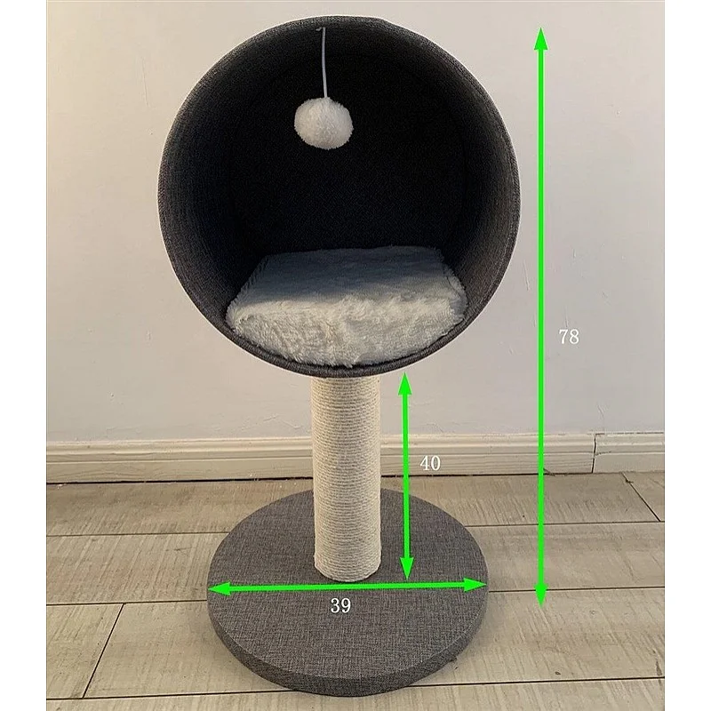 Skrāpis kaķiem Höppy. 39 cm x 39 cm x 73 cm Skrāpis kaķiem Höppy. 39 cm x 39 cm x 73 cm